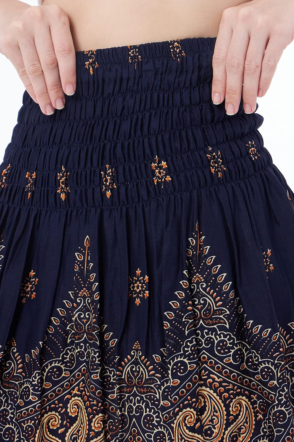 High Waisted Skirts for Women Short Flowy Summer Skirt Trendy Outfit Knee Length Boho Clothing Fall Skirts